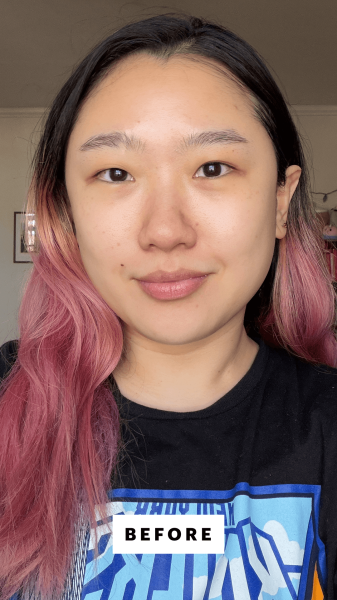 Han before applying the Eadam Cashmere Peel Milky Exfoliant  Hydrating Essence